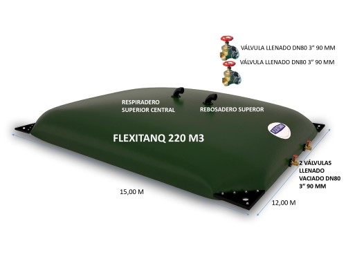 Flexitanq todo uso 220m3 - Flexitanq
