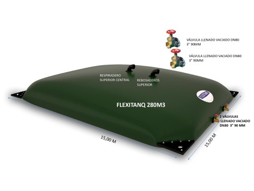 Flexitanq todo uso 280m3 - Flexitanq